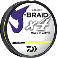 

Леска плетеная Daiwa, J-Braid X4 0.21мм 135м / 12740-021RU