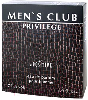 Парфюмерная вода Positive Parfum Men's Club Privilege for Men (90мл)
