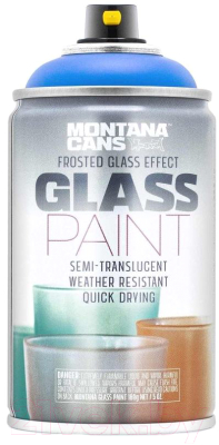 

Краска Montana, Голубой, Glass Paint GP5055 Frosted/Matt Bay Blue / 483059