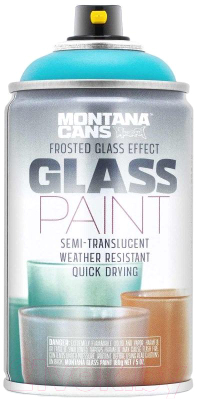 

Краска Montana, Голубой, Glass Paint GP6115 Frosted/Matt Teal / 483103