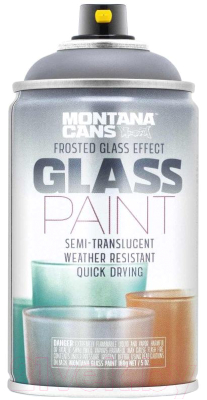 

Краска Montana, Черный, Glass Paint GP9000 Frosted/Matt Black / 483134