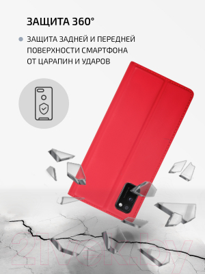 Чехол-книжка Volare Rosso Book Case Series для Galaxy A41 (красный)