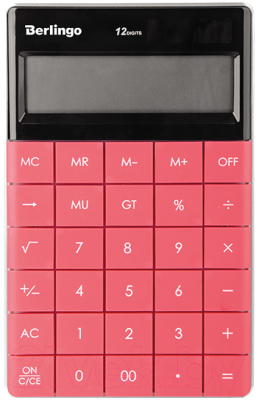 Калькулятор Berlingo CIP 100 (темно-розовый)