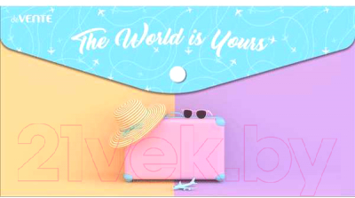 

Папка-конверт deVente, The World is Yours / 3071591