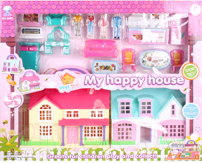 Кукольный домик Darvish Мой счастливый дом / DV-T-2212