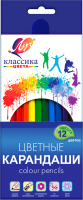Набор цветных карандашей ЛУЧ Классика / 29С 1710-08 (12цв) - 