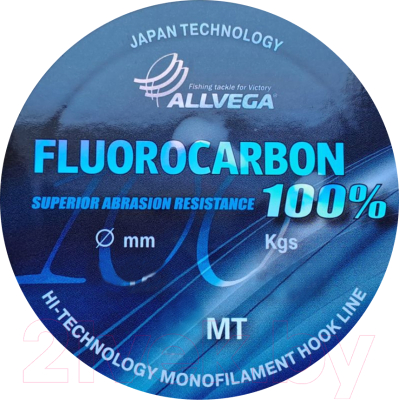 Леска флюорокарбоновая Allvega FX Fluorocarbon 0.35мм 30м / LFX3035