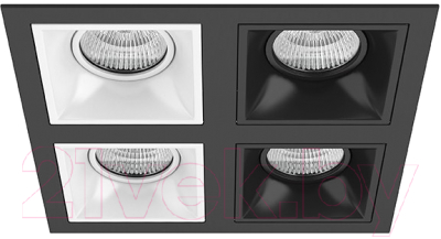 Комплект точечных светильников Lightstar Domino D54706060707