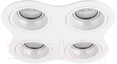 Комплект точечных светильников Lightstar Domino D64606060606