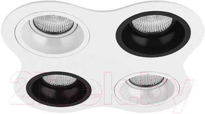 Комплект точечных светильников Lightstar Domino D64606070607