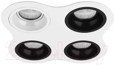 Комплект точечных светильников Lightstar Domino D64606070707