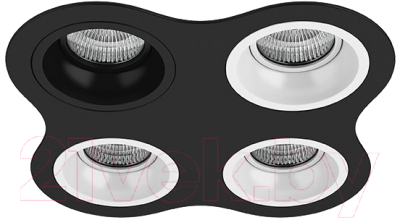 Комплект точечных светильников Lightstar Domino D64707060606