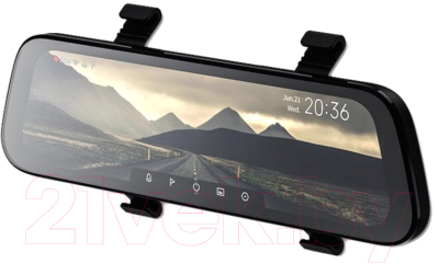 Автомобильный видеорегистратор Xiaomi 70Mai Rearview Dash Cam Wide Midrive D07 + Reversing Cam Midrive