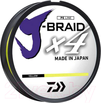 

Леска плетеная Daiwa, Желтый, J-Braid X4 0.33мм 135м / 12740-033RU