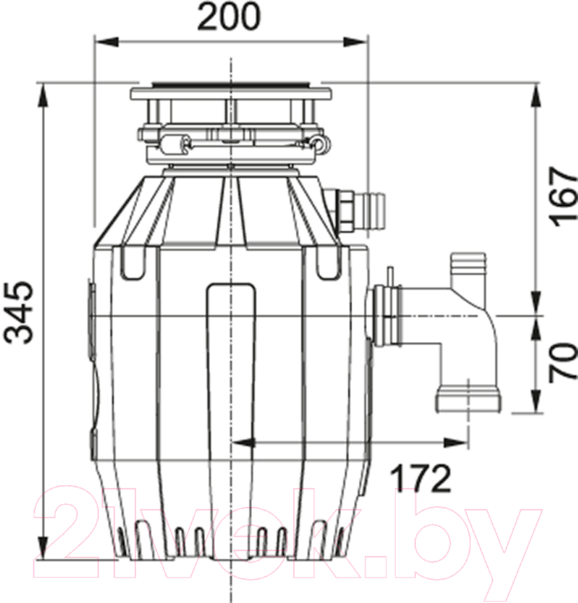 Измельчитель отходов Franke Turbo Elite TE-50