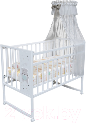 

Детская кроватка VDK, Белый, Magico Loft Bear