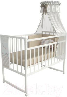 

Детская кроватка VDK, Белый;рисунок, Magico Loft Ocean