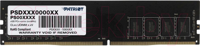 Оперативная память DDR4 Patriot PSD48G320081