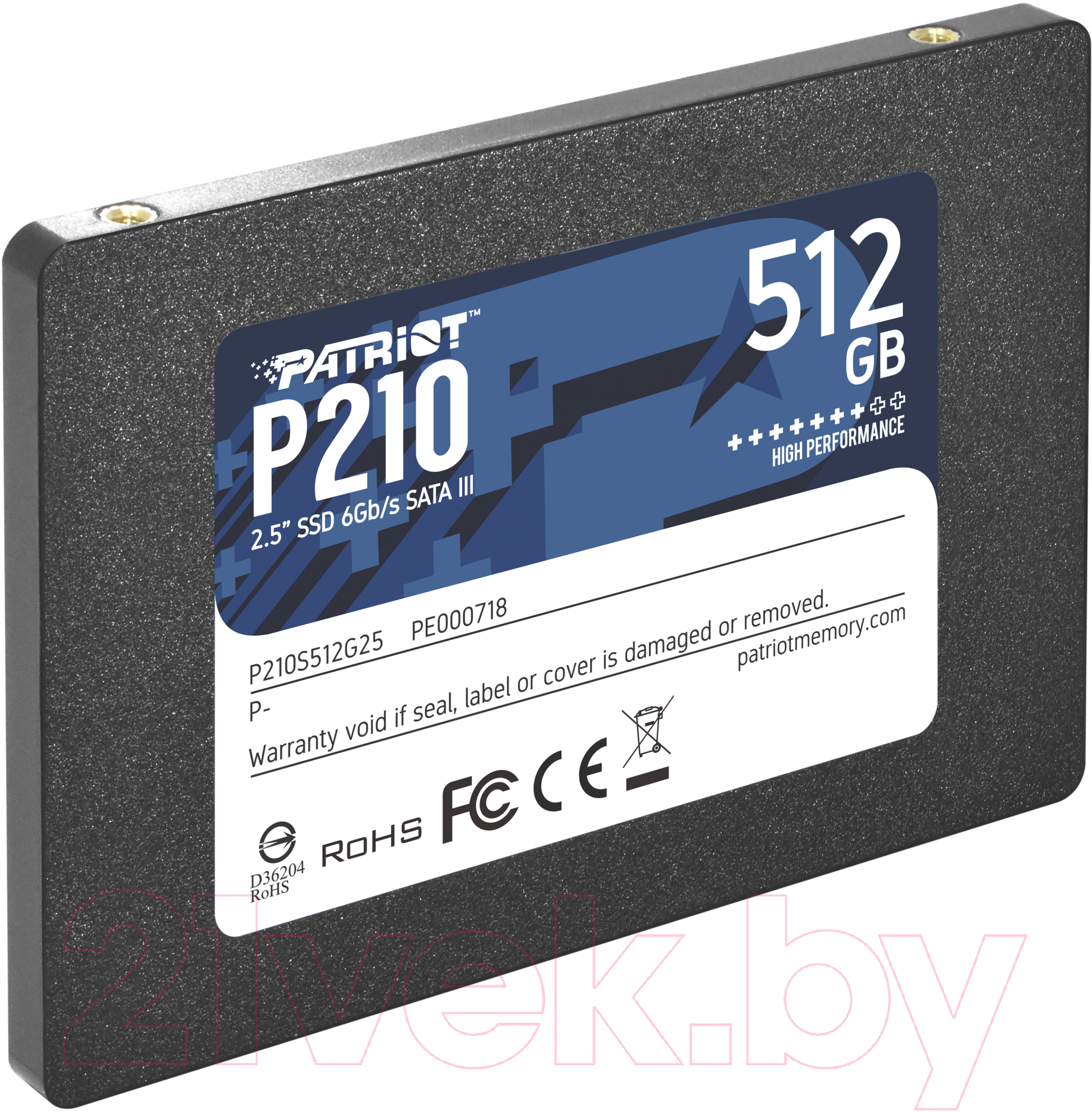 SSD диск Patriot P210 512GB (P210S512G25) — фото 4