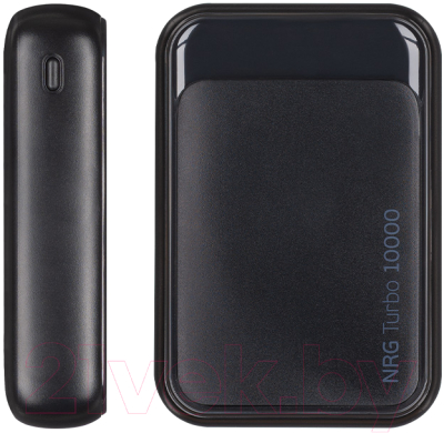 Портативное зарядное устройство Deppa NRG Turbo Compact LCD 10000 mAh / 33555 (черный)