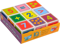 Развивающая игра Айрис-пресс Умные кубики в поддончике. Раз, два, три, четыре, пять - 
