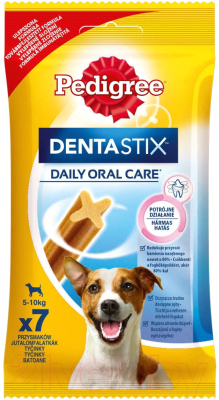 Лакомство для собак Pedigree DentaStix для взрослых собак мелких пород и щенков от 4-х мес. (110г)