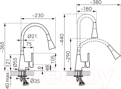 Смеситель Ferro BZA42B