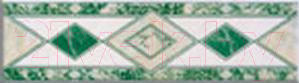 Бордюр М-Квадрат Ресса 1 220421 (200x54, зеленый)