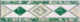 Бордюр М-Квадрат Ресса 1 220421 (200x54, зеленый) - 