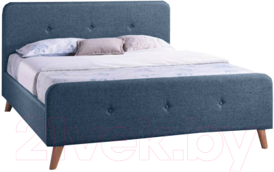 Двуспальная кровать Signal Malmo 160x200 (деним)
