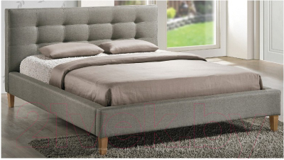Двуспальная кровать Signal Texas 180x200 (серый)
