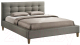 Двуспальная кровать Signal Texas 180x200 (серый) - 