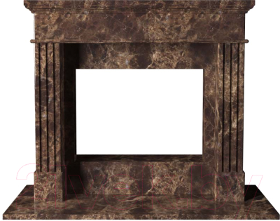 Портал для камина Glivi Арден 150x60x119 Emperador Dark (темно-коричневый)