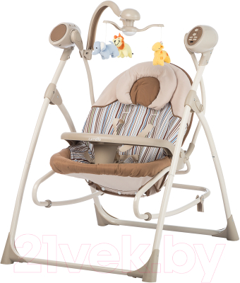 Качели для новорожденных Carrello Nanny CRL-0005 (Beige Strip)