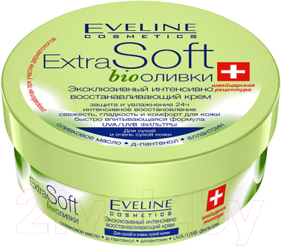 Крем для тела Eveline Cosmetics Bio Оливки Extra Soft интенсивно восстанавливающий (200мл)