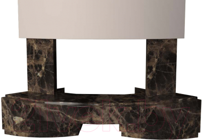 Портал для камина Glivi Дорис 127x127x88.5 Emperador Dark (темно-коричневый)