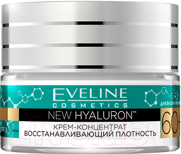 Крем для лица Eveline Cosmetics New Hyaluron концентрат восстанавливающий плотность 60+ (50мл)