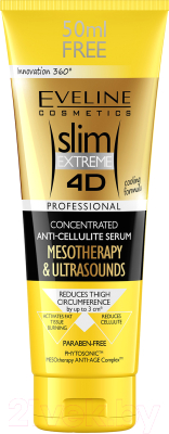 Крем антицеллюлитный Eveline Cosmetics Slim Extreme 4D высококонцентрированная (250мл)