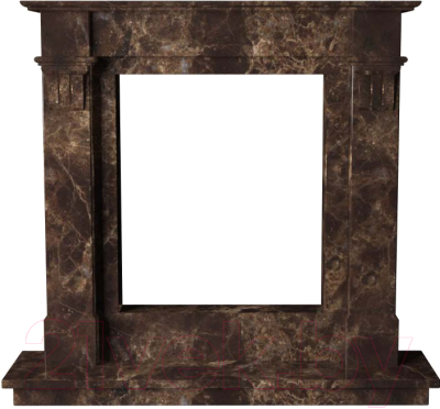 Портал для камина Glivi Инга 144x30x133.5 Emperador Dark (темно-коричневый)