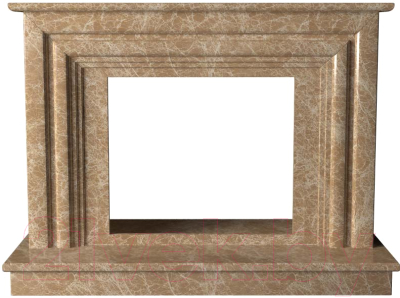Портал для камина Glivi Карталия 136x60x101 Emperador Light (светло-коричневый)