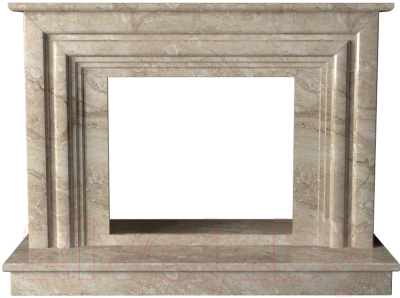 Портал для камина Glivi Карталия 136x60x101 Breccia Sardo (темно-бежевый)
