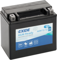 Мотоаккумулятор Exide AGM12-12 (12 А/ч) - 