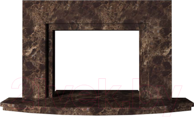 Портал для камина Glivi Леон 140x27.5x82.5 Emperador Dark (темно-коричневый)