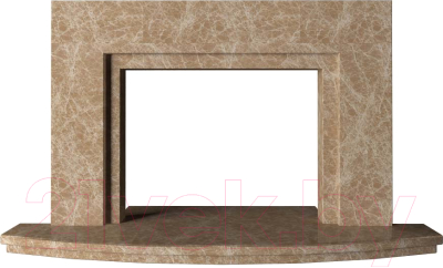 Портал для камина Glivi Леон 140x27.5x82.5 Emperador Light (светло-коричневый)