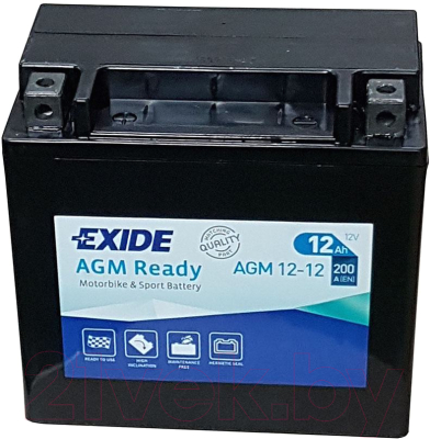 Мотоаккумулятор Exide AGM12-14 (12 А/ч)