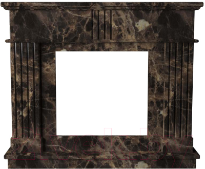 Портал для камина Glivi Лондра 130x30x110 Emperador Dark (темно-коричневый)
