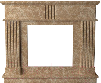 Портал для камина Glivi Лондра 130x30x110 Emperador Light (светло-коричневый)