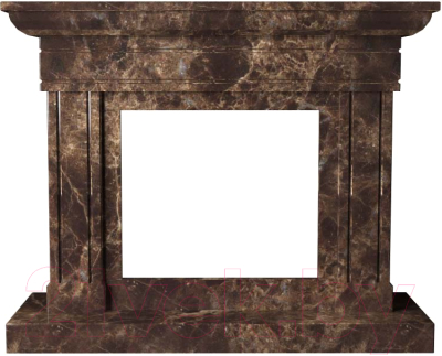 Портал для камина Glivi Миллениум 141x40x115 Emperador Dark (темно-коричневый)