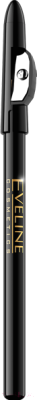 Карандаш для глаз Eveline Cosmetics Eyeliner Pencil контурный с точилкой (2г, черный)
