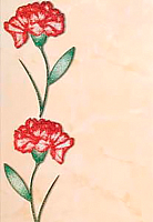 Декоративная плитка М-Квадрат Ресса 4 310444 (300x200, розовый) - 